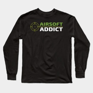 Airsoft Addict (Sight Design) Long Sleeve T-Shirt